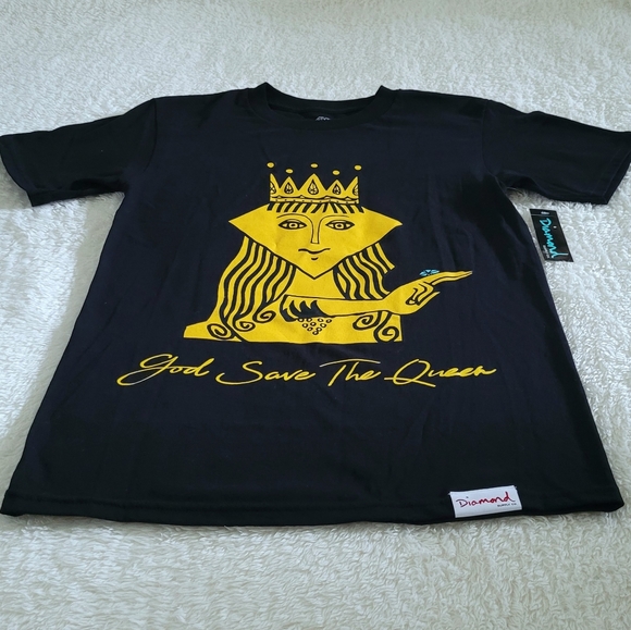 Diamond💎 Supply Co. "God⛪️ Save The Queen"👸 Graphic Tee👕 - NWT - Picture 9 of 10